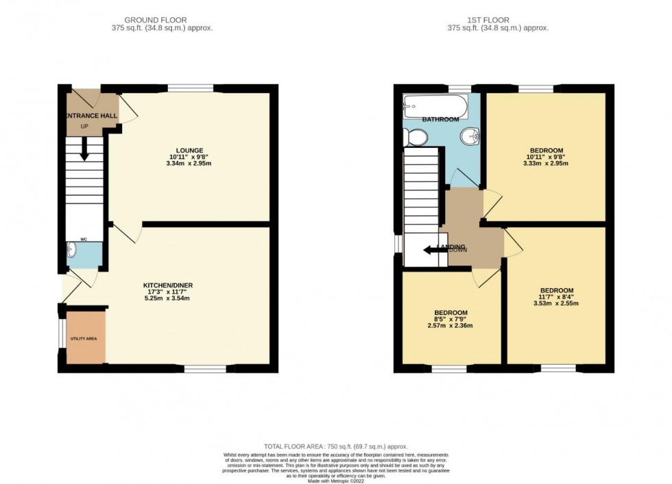 Floorplan for Doddington Road, Earls Barton, Northampton