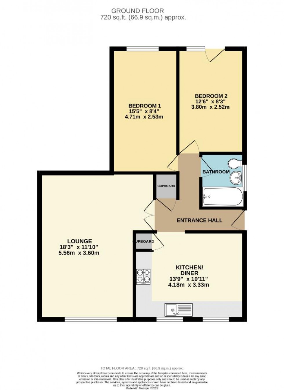 Floorplan for Westlea Road, Sywell, Northampton