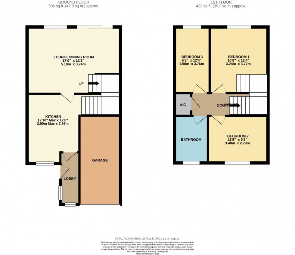 Floorplan for Thornfield, Cherry Lodge, NORTHAMPTON