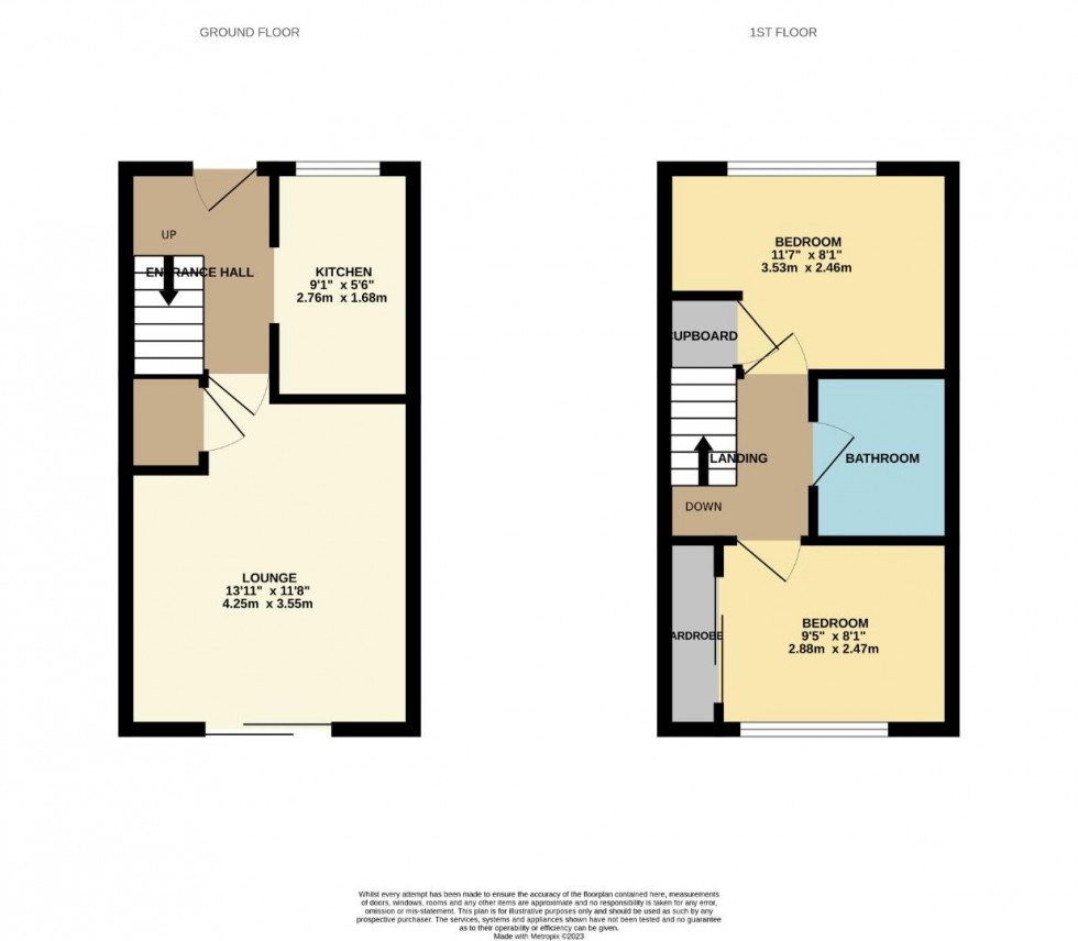 Floorplan for Mill Meadow, Kingsthorpe, Northampton