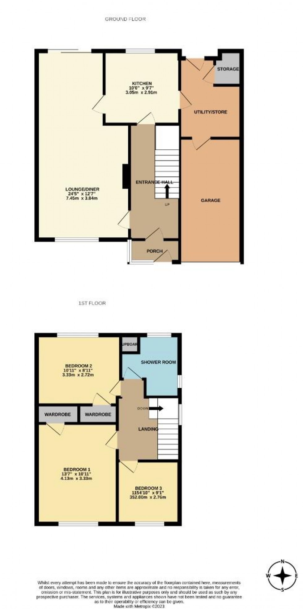 Floorplan for Hyde Road, Roade, Northampton