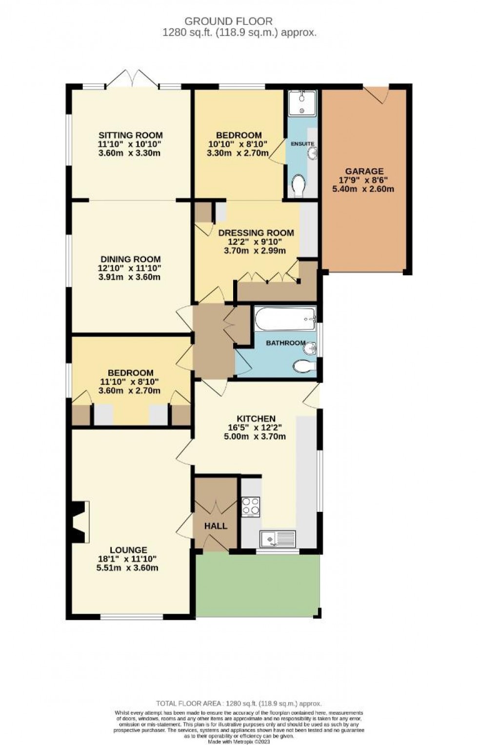 Floorplan for Ware Road, Barby, Rugby