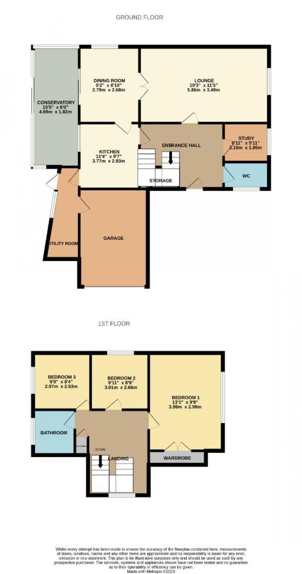 Floorplan for Wallwin Close, Roade, NORTHAMPTON