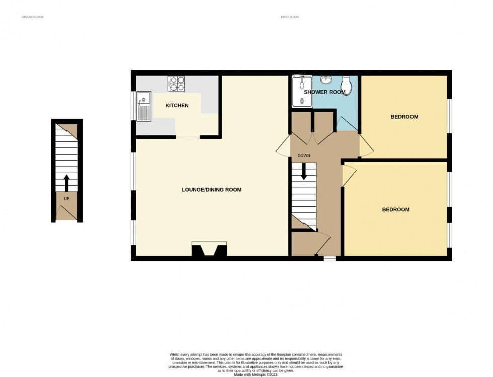 Floorplan for Firs Drive, Rugby