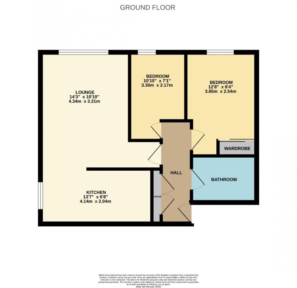 Floorplan for Henry Bird Way, Northampton