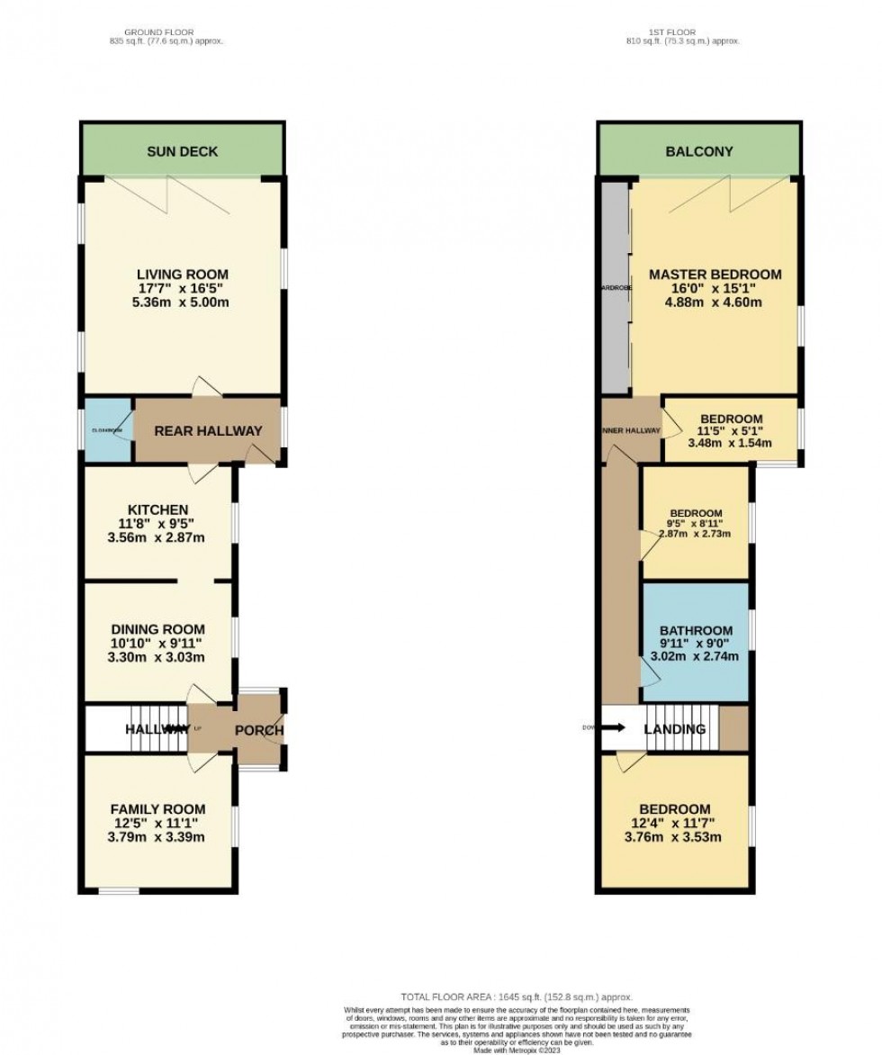 Floorplan for Sunnyside, Earls Barton, Northampton