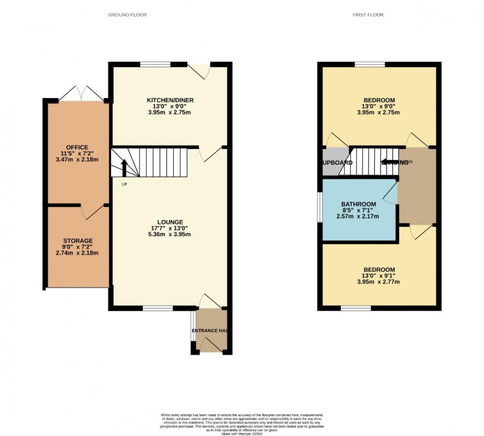 Floorplan for Beaumont Drive, Northampton