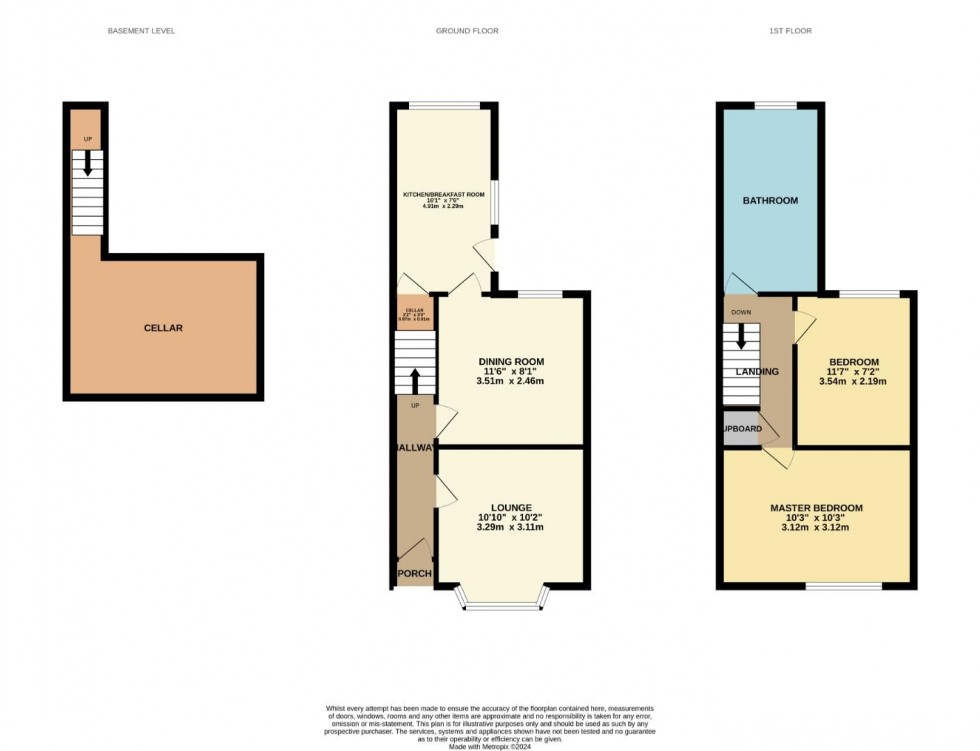 Floorplan for Perry Street, Abington, Northampton