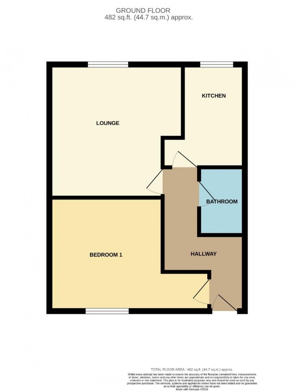 Floorplan for Blackwood Avenue, Rugby