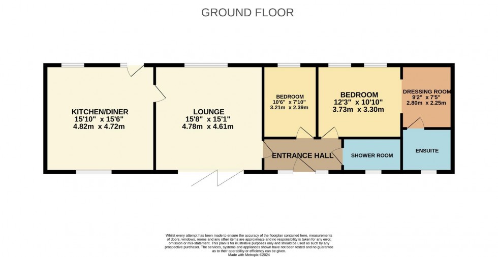 Floorplan for Denton Road, Northampton