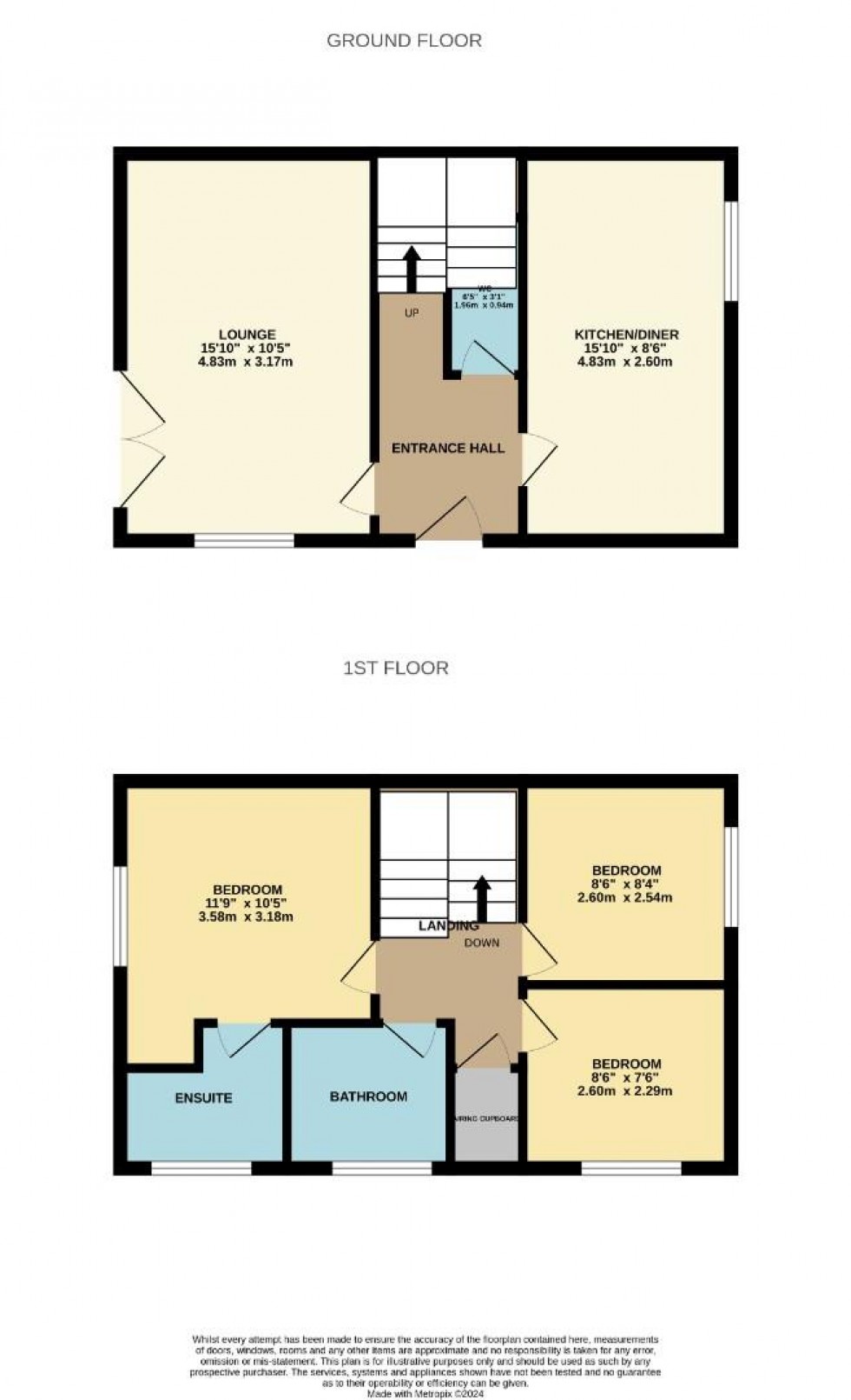 Floorplan for Walkers Way, Roade