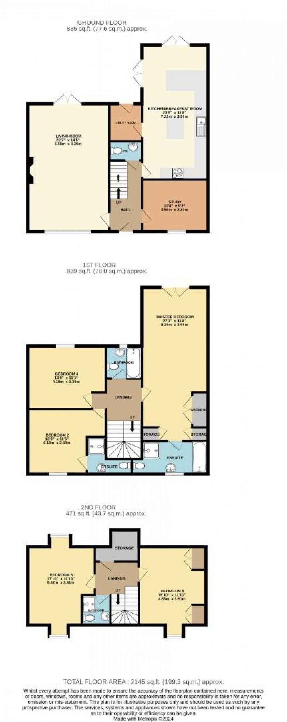 Floorplan for Field View, Roade, Northampton