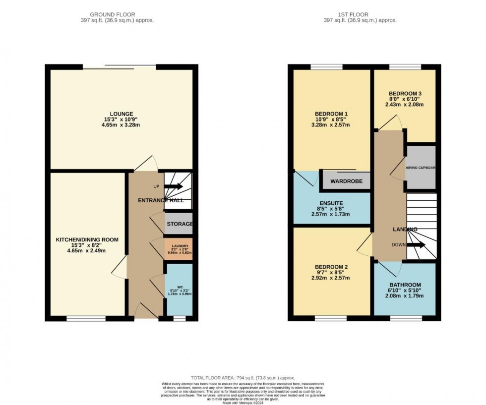 Floorplan for East View Close, Houlton, Rugby