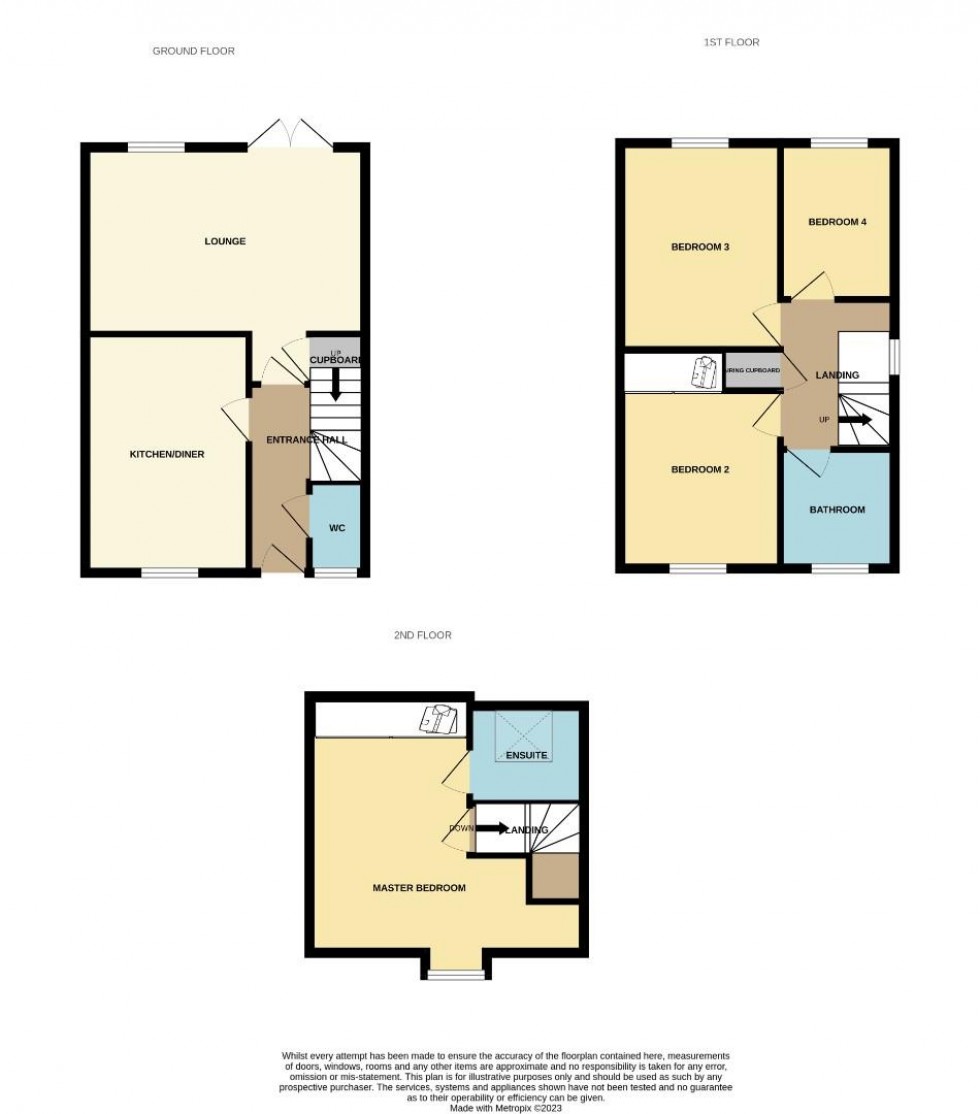 Floorplan for Luke Jeayes Close, Cawston, Rugby