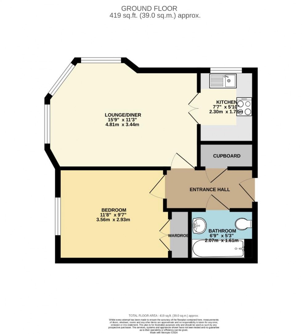 Floorplan for Lalgates Court, Harlestone Road, Duston