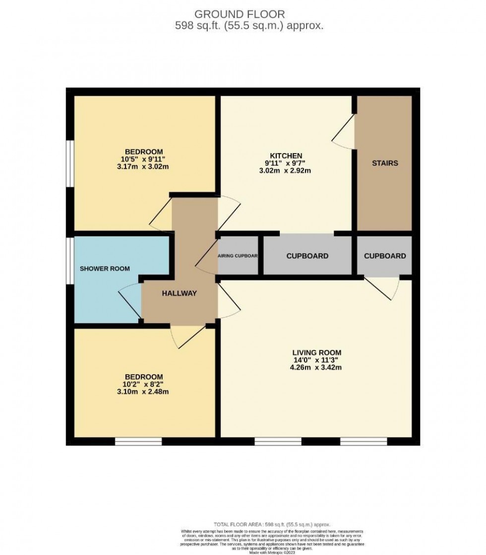 Floorplan for Bruce Street, Northampton