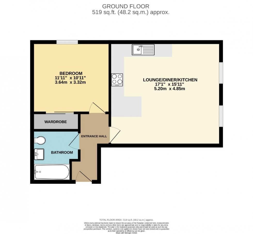 Floorplan for The Avenue, Cliftonville, Northampton