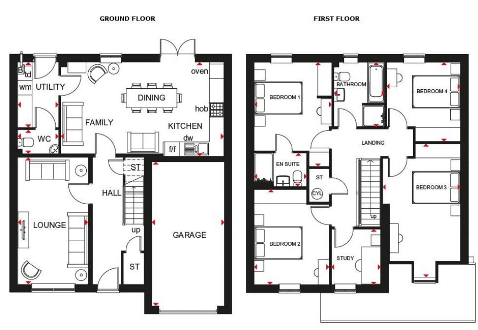 Floorplan for Elborough Place, Ashlawn Road, Rugby