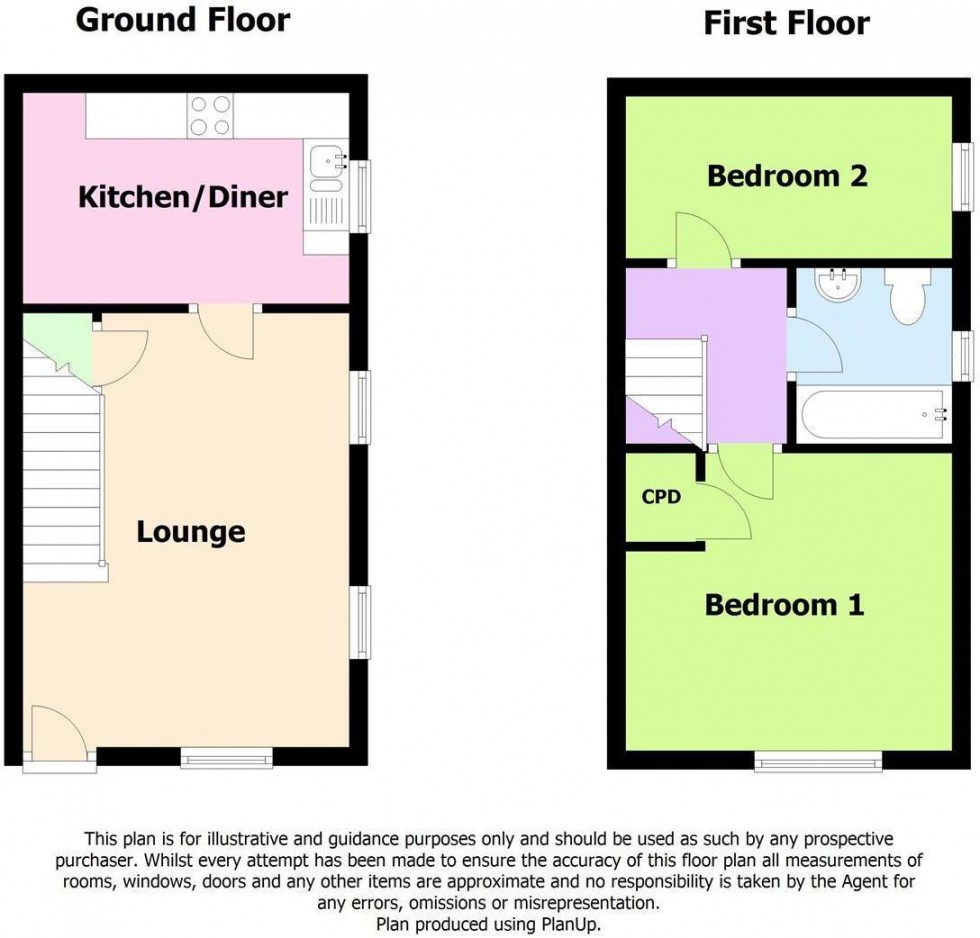 Floorplan for Beech Court, Rugby