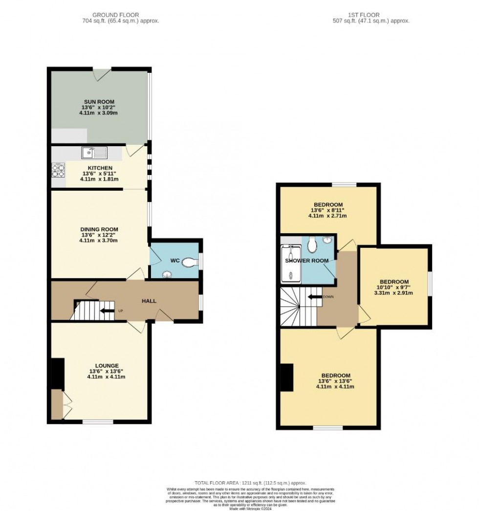 Floorplan for The Locks, Hillmorton, Rugby