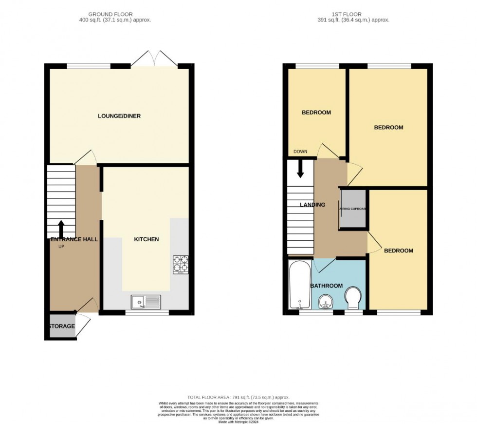 Floorplan for Whernside, Rugby