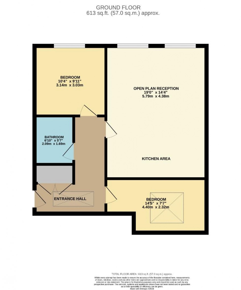 Floorplan for Leatherworks Way, Little Billing