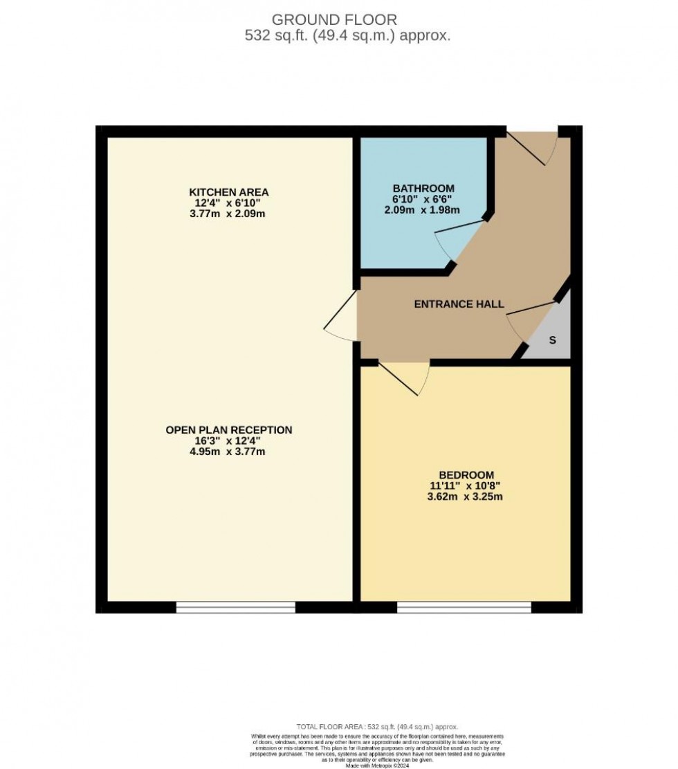 Floorplan for Duke Street, The Mounts