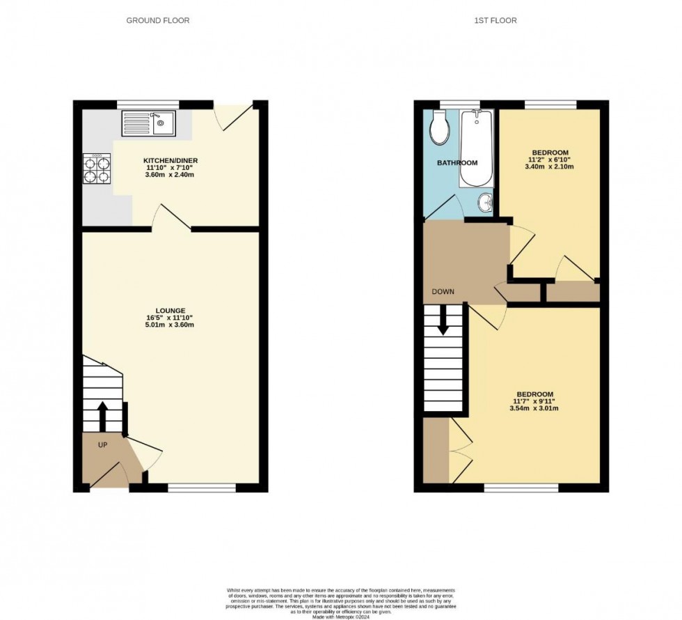 Floorplan for Ilmer Close, Rugby