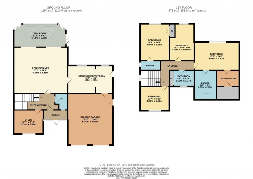 Floorplan for Ambridge Close, East Hunsbury