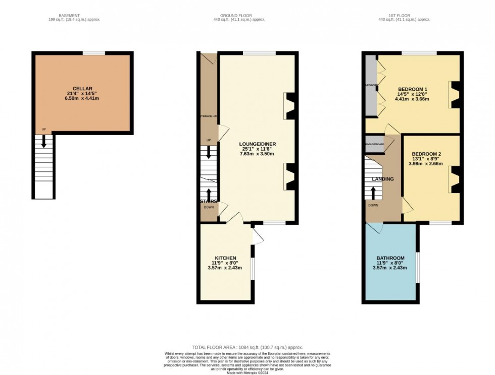 Floorplan for Newbold Road, Rugby