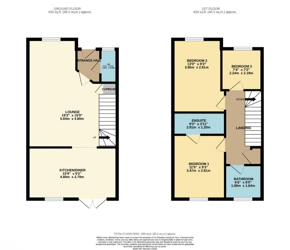 Floorplan for Maine Street, Houlton, Rugby