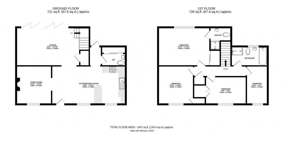 Floorplan for Coventry Road, Pailton, Rugby