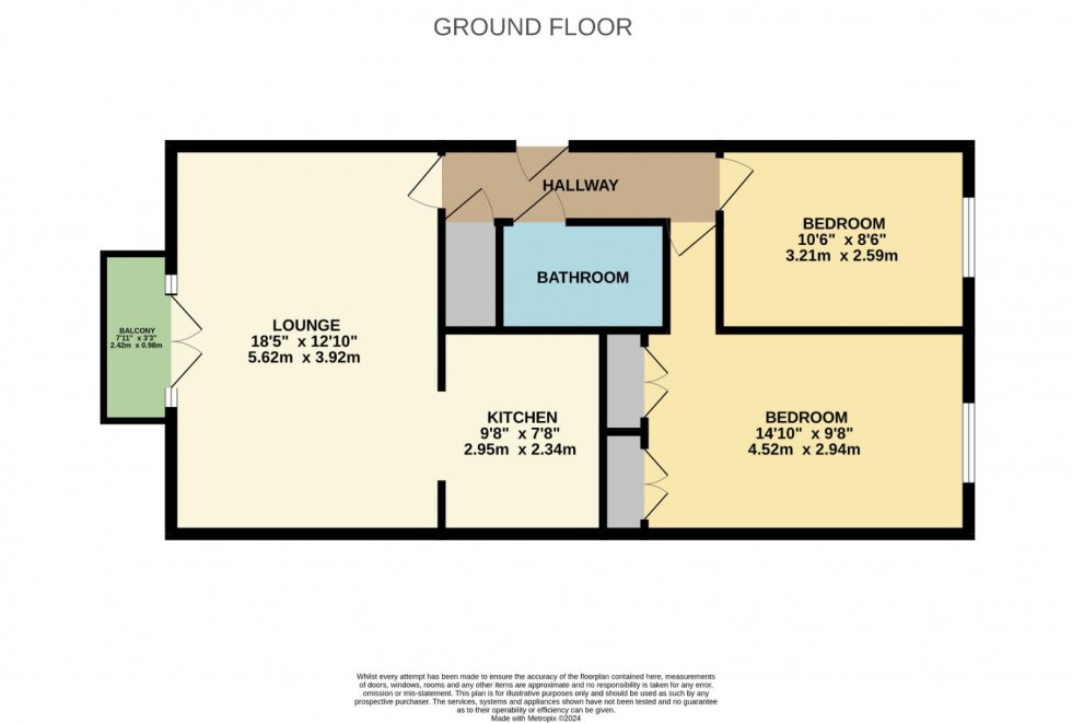 Floorplan for Park Corner, St James, Northampton