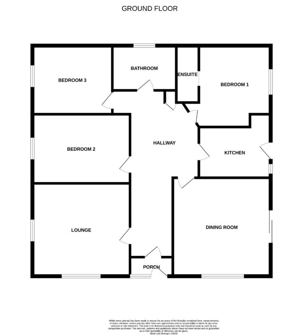 Floorplan for South View Road, Long Lawford, Rugby