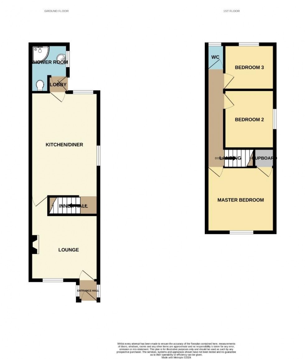 Floorplan for Chapel Street, Long Lawford, RUGBY