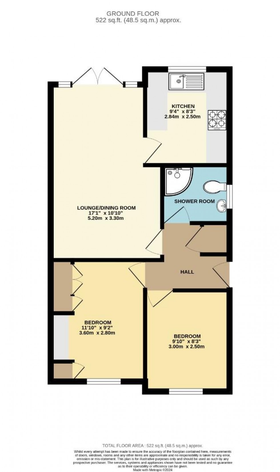 Floorplan for Robert Hill Close, Hillmorton, Rugby