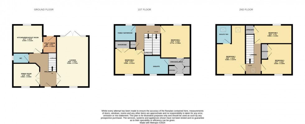 Floorplan for Chambers Hill, Mawsley Village