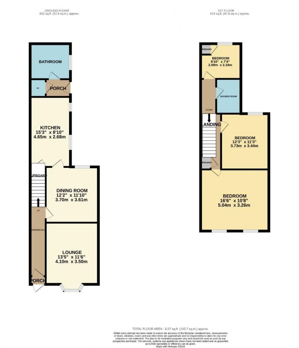 Floorplan for Melton Road North, Wellingborough