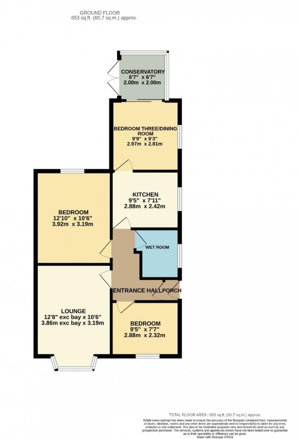 Floorplan for Meadow Close, Northampton