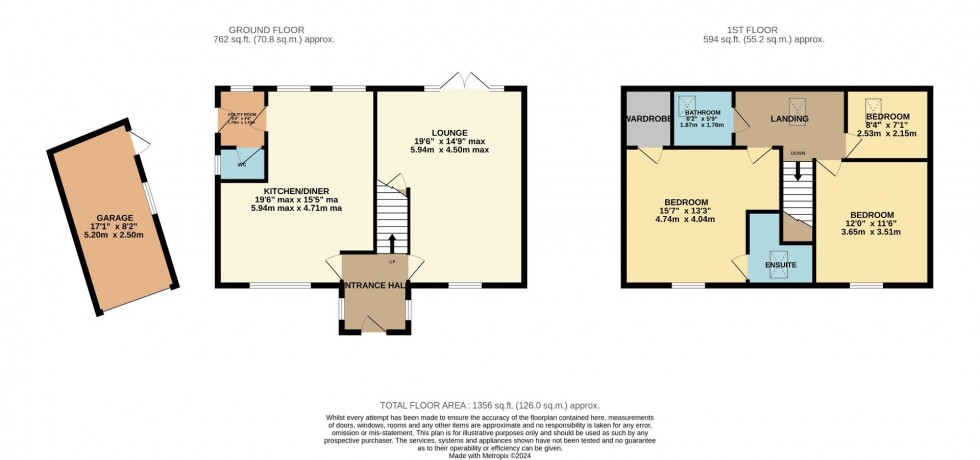 Floorplan for Bassett Way, Clipston