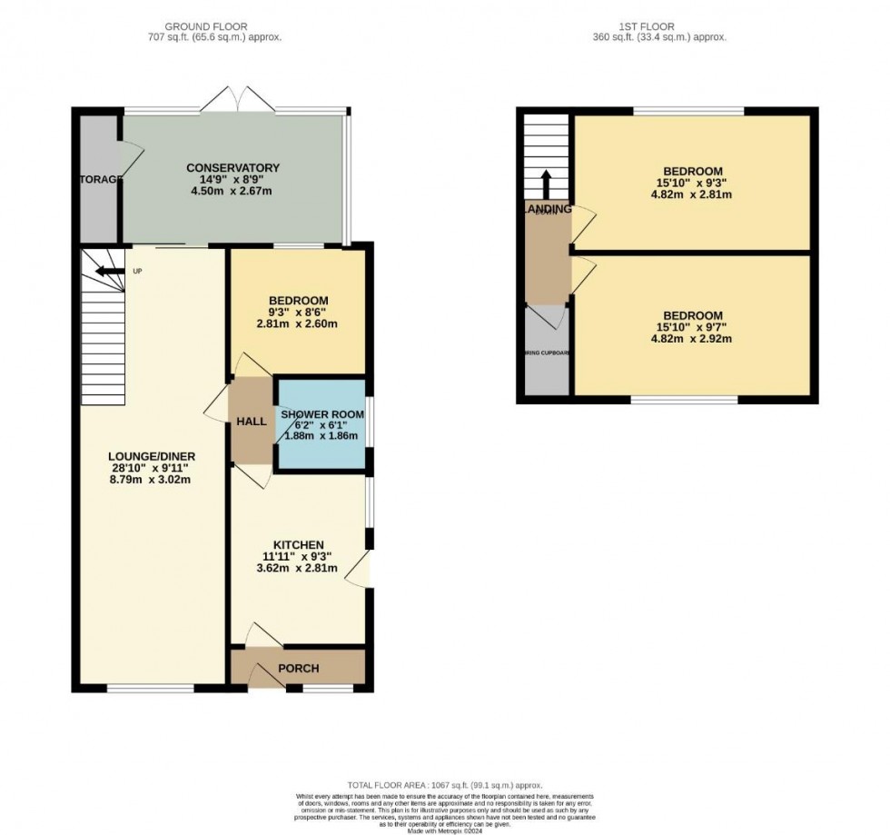 Floorplan for Orchard Way, Roade, Northampton