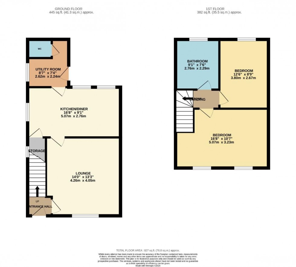 Floorplan for Smith Street, Spratton, Northampton