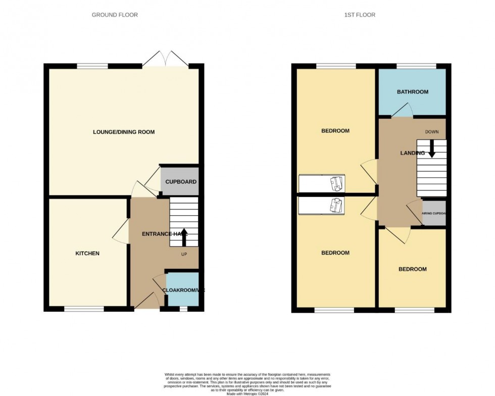 Floorplan for Frewen Road, Cawston, Rugby