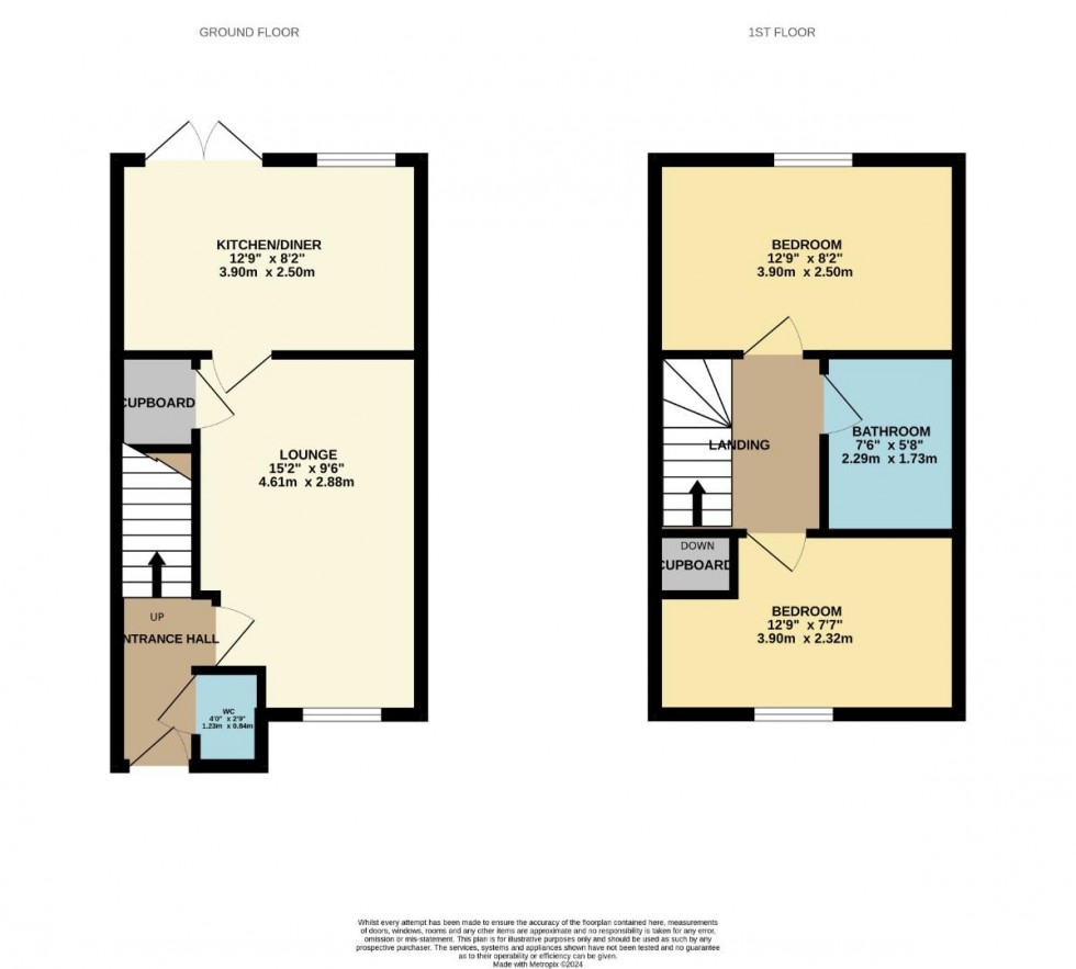 Floorplan for Innes Way, Northampton