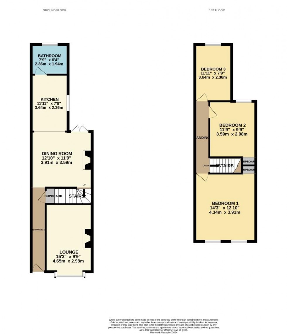 Floorplan for Lawford Road, Rugby