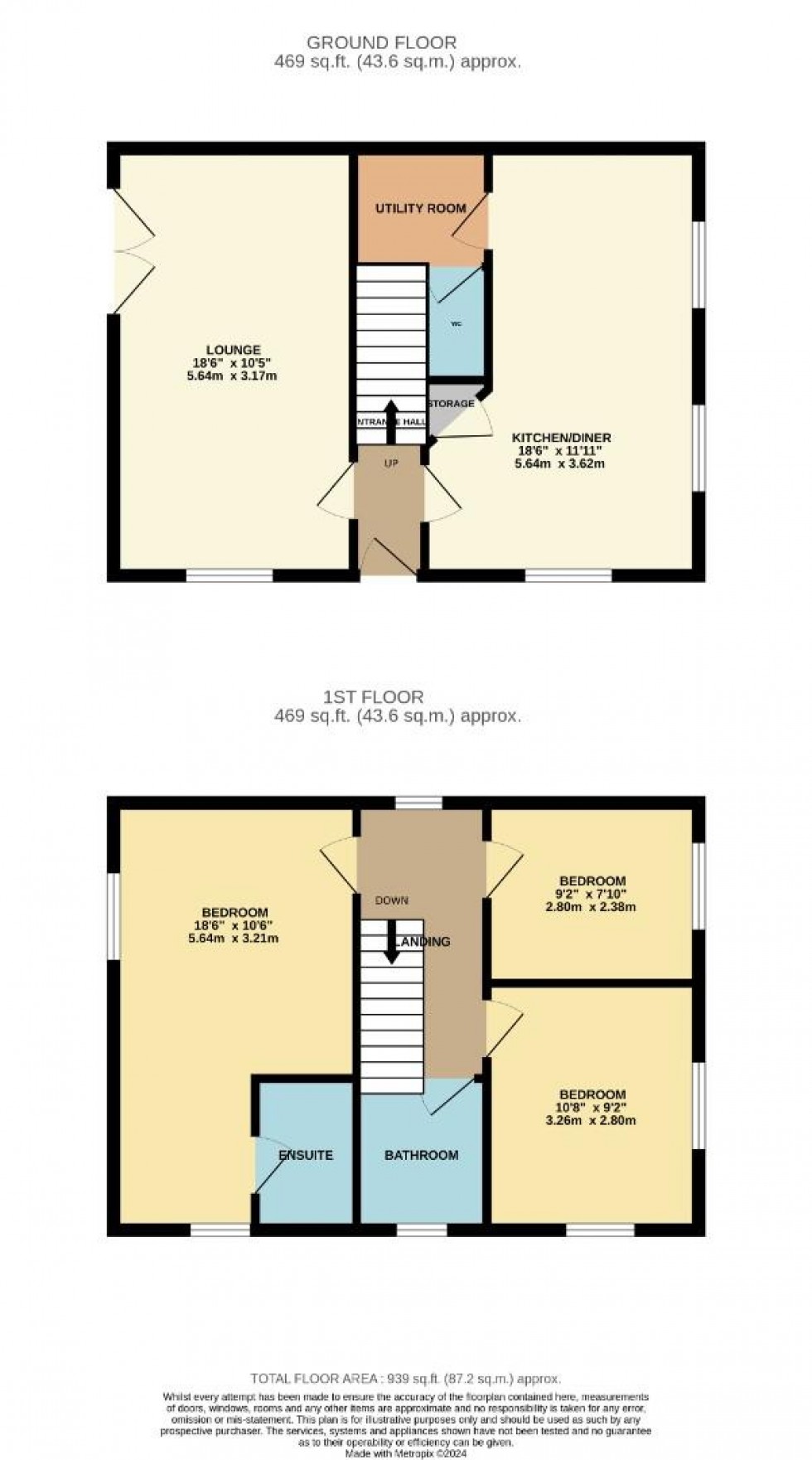 Floorplan for Tarry Court, Roade