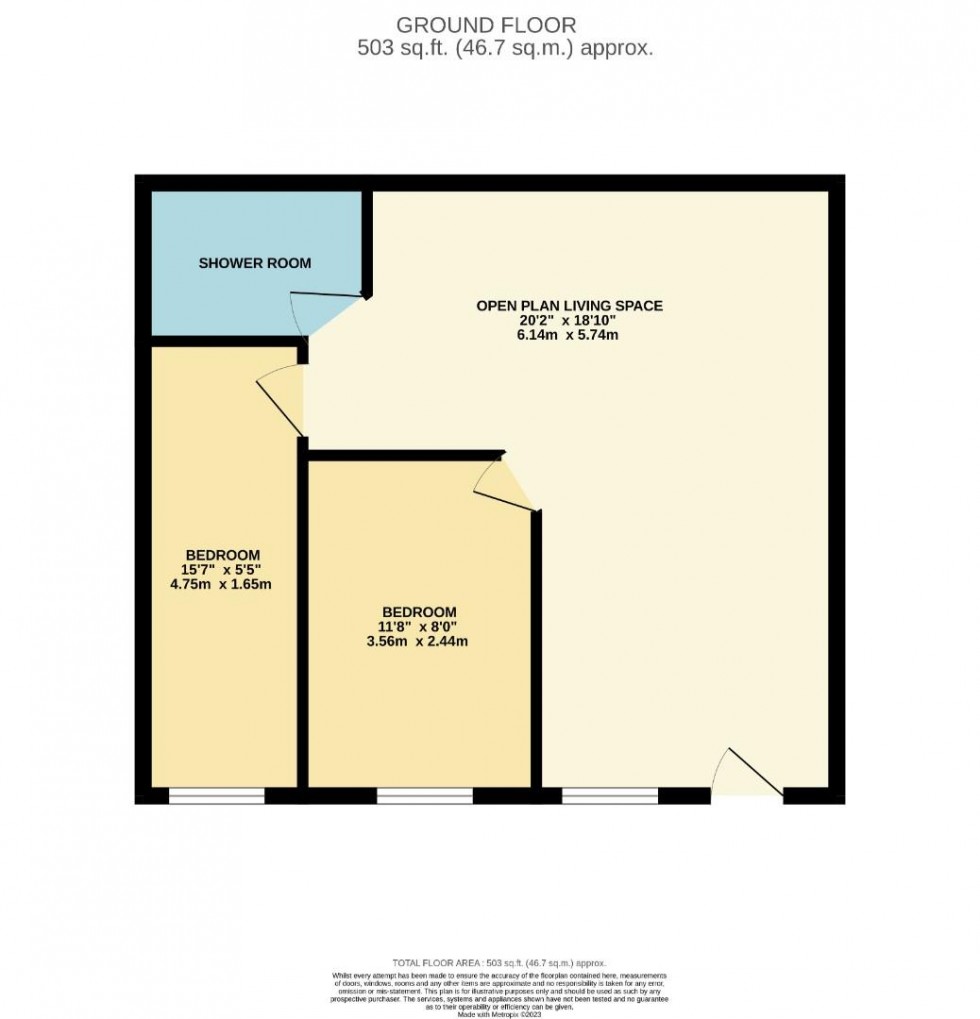 Floorplan for Bruce Street, Northampton