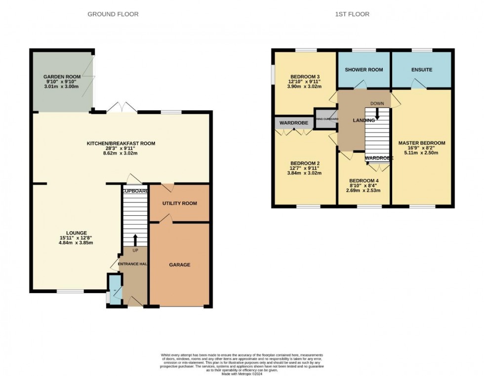 Floorplan for Spencer Close, Earls Barton, NORTHAMPTON