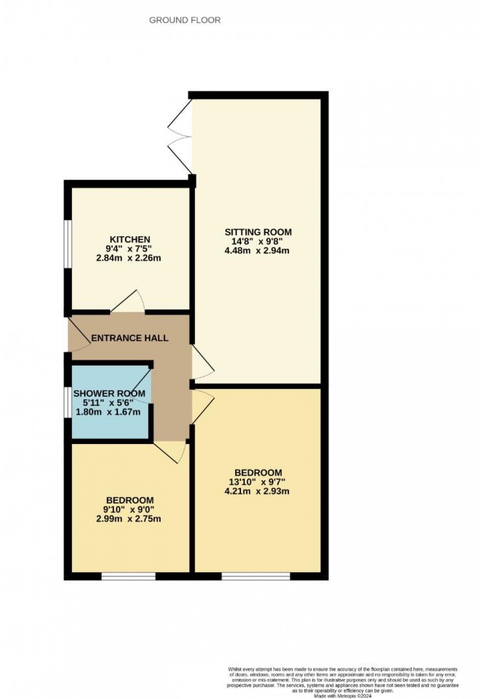 Floorplan for The Avenue, Kingsthorpe, Northampton