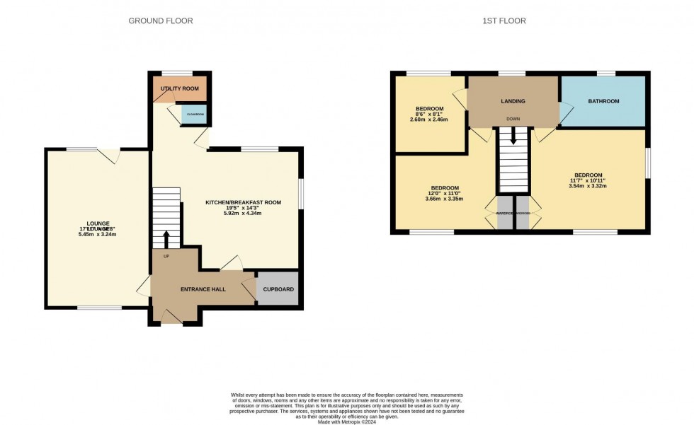 Floorplan for John Gray Road, Great Doddington, Wellingborough